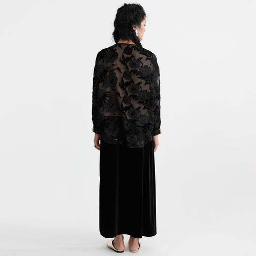 戴布拉芬丝绸上衣L29A103 商品图4