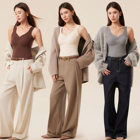 【 10A羊毛蚕丝双提拉背心2.0】绵羊毛+桑蚕丝+石墨烯 上身即暖 W型软支撑 反重力双提拉 强而不勒 紧致向上 10A面料