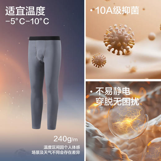 【清仓捡漏】【L-2XL】【有棵树】男士德绒磨毛保暖裤 商品图7