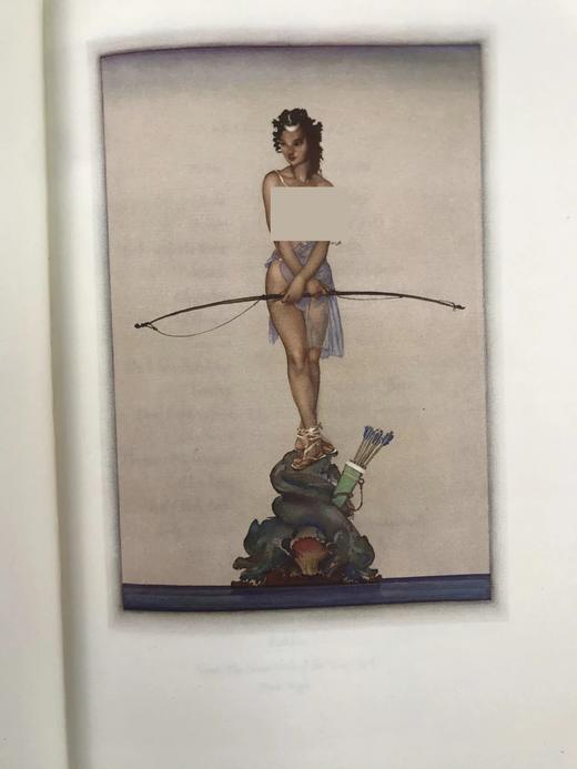 限量版弗林特签名本！1968年 咬舌女神：船首像幻梦 配插图 精装8开带书匣 商品图5