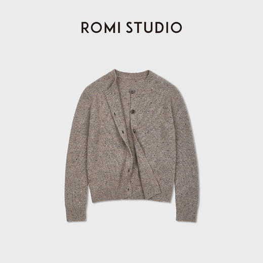 ROMI STUDIO“花纱羊毛混纺三件套”羊毛宽松圆领针织衫 RWDSST1931 商品图2
