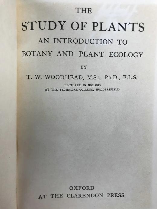 1930年 伍德黑德《植物研究》 数百幅插图 漆布精装32开 商品图2