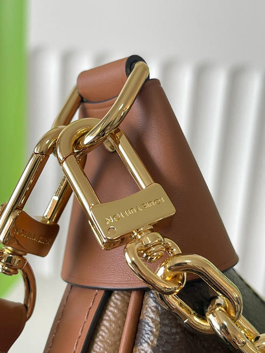 秋冬特惠💰850 原单LV M46311 尺寸：38×26×10cm LOOP HOBO 老花月亮包 变码芯片 商品图4