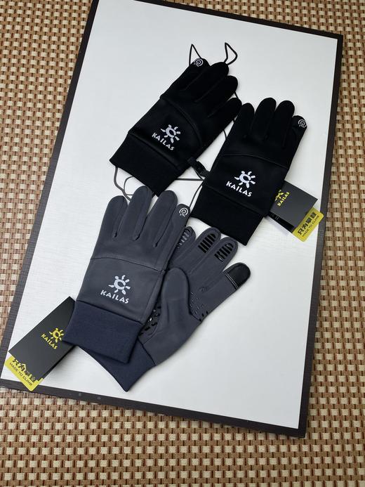 凯乐石反光标情侣款秋冬奥利绒防水骑行户外训练运动弹力保暖手套 商品图0