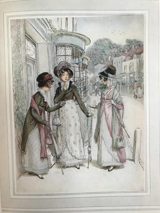 1901年 詹姆斯·巴里《名门街》 休·汤姆森22幅彩色手工贴图 漆布精装16开 商品图5