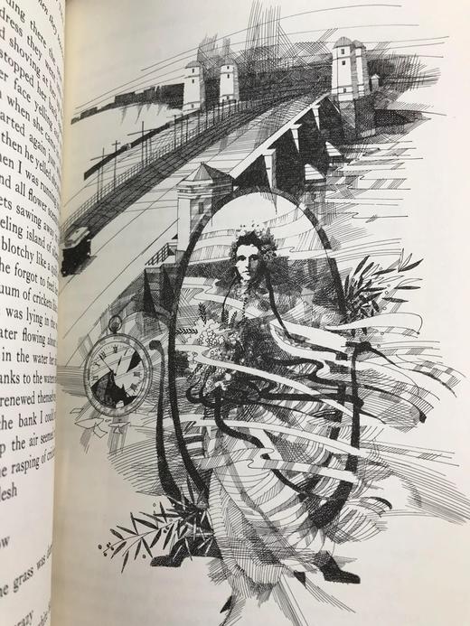 限量版！含藏书票 威廉・福克纳《喧哗与骚动》 配插图 富兰克林图书馆豪华皮装本 商品图12