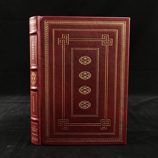 限量版！含藏书票 埃斯库罗斯《俄瑞斯忒亚》 配插图 富兰克林图书馆豪华皮装本 商品图0