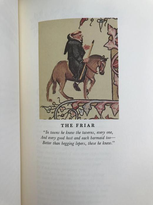 限量版！杰弗里・乔叟《坎特伯雷故事集》 配插图 富兰克林图书馆豪华皮装本 商品图8