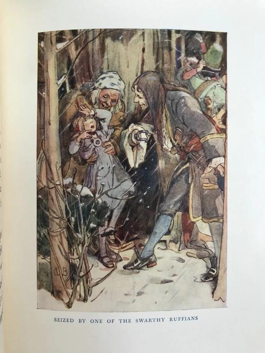 1930年 彼得·潘图画书  女画家Alice B. Woodward10余幅彩色手工贴图 漆布精装18开 商品图9