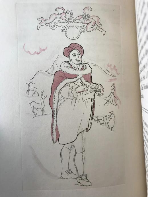 The Nonesuch Press私人出版社限量1500册 原品铜版画手工上彩插图 1927年 詹姆斯·汤姆森《四季》 亨利·雅基耶5幅插图 布面精装16开 商品图6