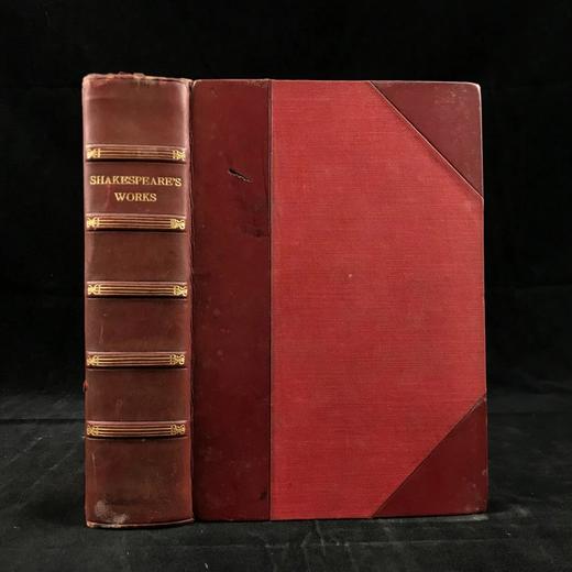 里维耶工坊特装本！1914年 莎士比亚作品全集 真皮精装32开 商品图0