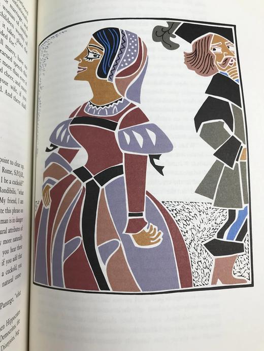 限量版！弗朗索瓦・拉伯雷《巨人传》 配插图 富兰克林图书馆豪华皮装本 商品图7