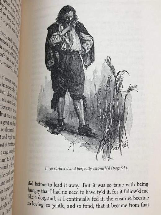 限量版！含藏书票 丹尼尔・笛福《鲁滨逊漂流记》 配插图 富兰克林图书馆豪华皮装本 商品图5