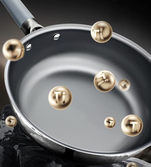 【店庆提前购】10楼 三禾  0涂层不粘纯钛煎锅 LJ26S17 吊牌价339元  活动价299元 商品图2