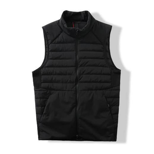 户外活动 通勤 男士马甲 羽绒马甲拼接设计感 商品图2