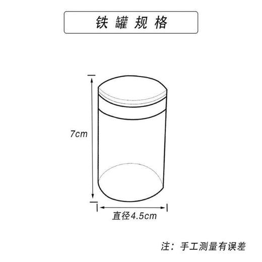 小合金罐【金】4.5元1个.满100个包邮 商品图1