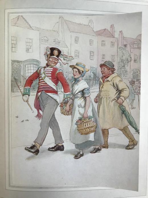 1901年 詹姆斯·巴里《名门街》 休·汤姆森22幅彩色手工贴图 漆布精装16开 商品图10