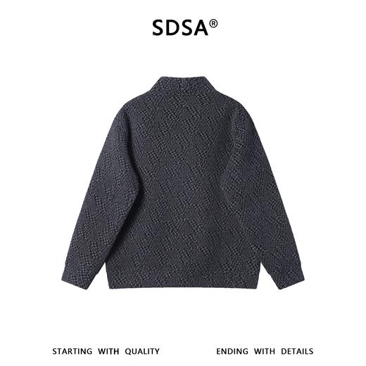 WY1573SDSA男士秋冬新款痞帅男装潮牌撞色波浪线V领卫衣百搭时尚上衣 商品图5