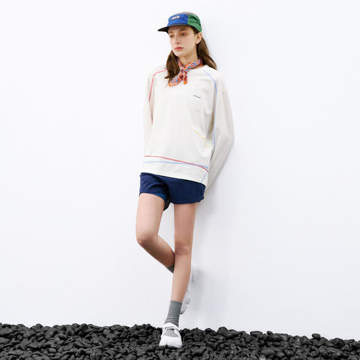 714street户外吸湿速干凉感运动长袖 2026春季潮牌宽松情侣T恤男 商品图1