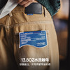 马登工装美式复古浅卡其色牛仔裤直筒水洗宽松阔腿休闲长裤子男春 商品缩略图3