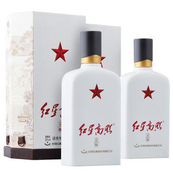 红星二锅头 红星高照宗师1949 清香型白酒 52度500ml*2瓶 双瓶装 送礼 商品图1