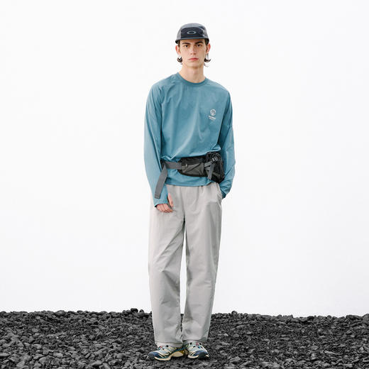 714street轻薄凉感户外防晒休闲裤2026春季四面弹直筒运动长裤男 商品图4