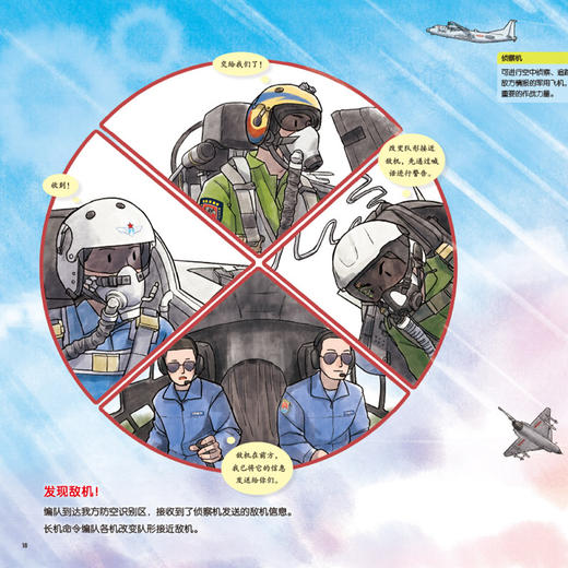 《中国军事科普绘本·英雄系列》（全3册）：《中国舰长》《中国机长》《突击英雄》 商品图4