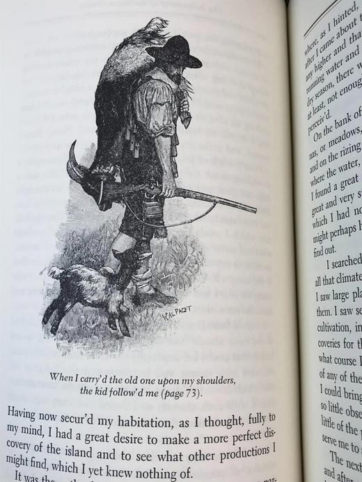 限量版！含藏书票 丹尼尔・笛福《鲁滨逊漂流记》 配插图 富兰克林图书馆豪华皮装本 商品图6