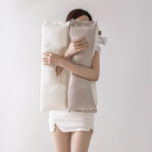 三合一全棉护颈枕牵引枕全棉枕头单人枕芯学生成人枕头侧睡 商品图3