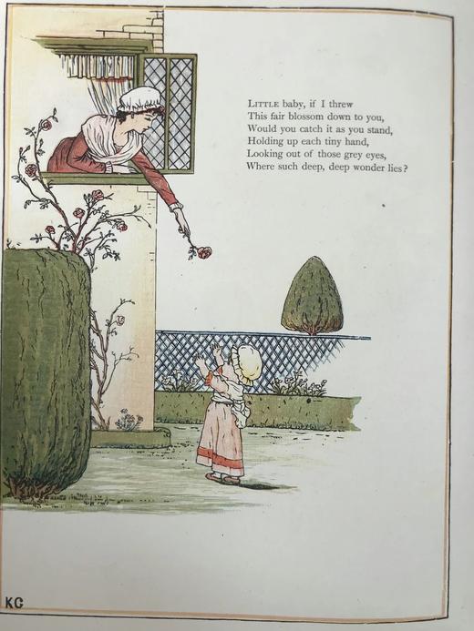 约20世纪早期 凯特·格林纳威《窗下：童画与童谣集》 数十幅精美彩色插图 精装16开 商品图10