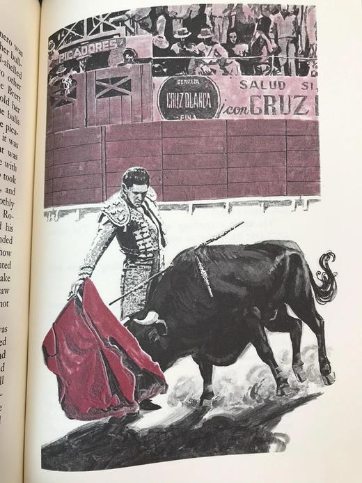 限量版！欧内斯特・海明威《太阳照常升起》 配插图 富兰克林图书馆豪华皮装本 商品图6