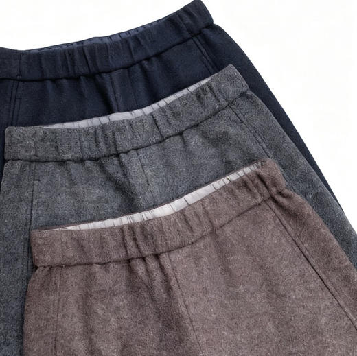 茧型暖裤。 黑色。深灰色。咖色 商品图8