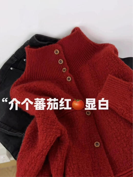 跨年红色毛衣 商品图1