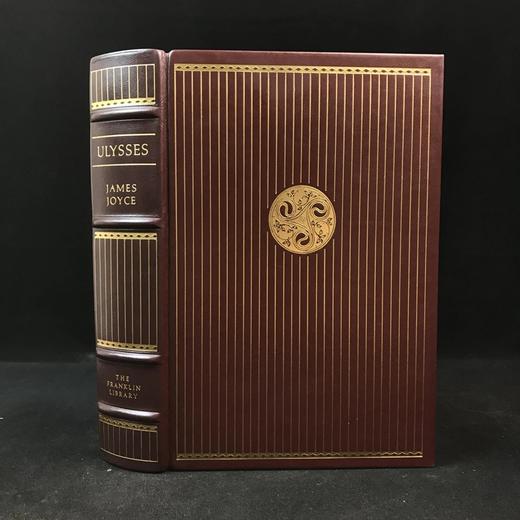 限量版！含藏书票 詹姆斯・乔伊斯《尤利西斯》 配插图 富兰克林图书馆豪华皮装本 商品图0