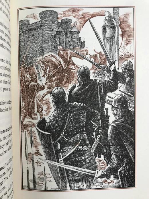 理查德·巴伯《亚瑟王传奇》 16幅插图 弗里欧书社函装本 商品图8