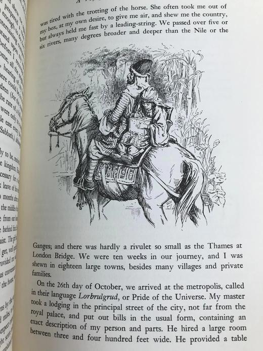 限量版！乔纳森・斯威夫特《格列佛游记》 配插图 富兰克林图书馆豪华皮装本 商品图11