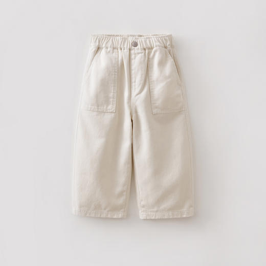 马克珍妮挺括有型男童纯棉牛仔直筒裤2026年春装新款560092 商品图2