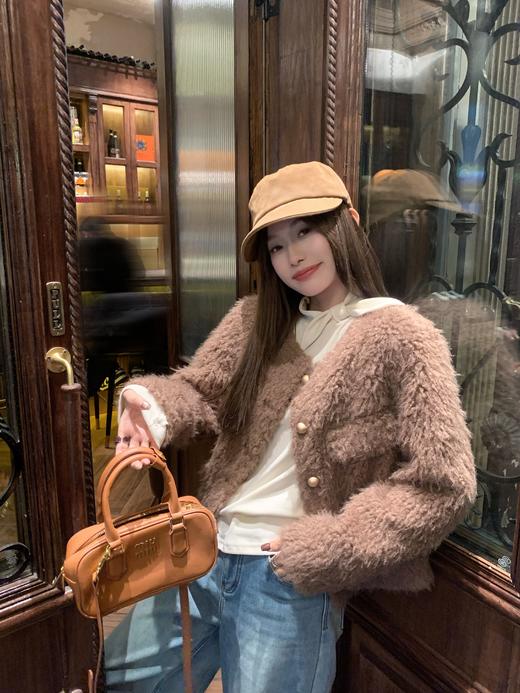 <曾小咸推荐>现货秒杀 ！微信超特价！蝴蝶结绑带加绒打底衫 日常129.99 立减60 秒杀69.99 毛毛外套  秒杀199.99！！ 商品图11