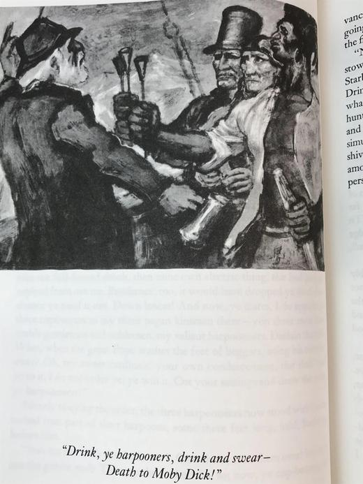 赫尔曼・梅尔维尔《白鲸记》配多幅精美彩色插图 豪华皮装 商品图12