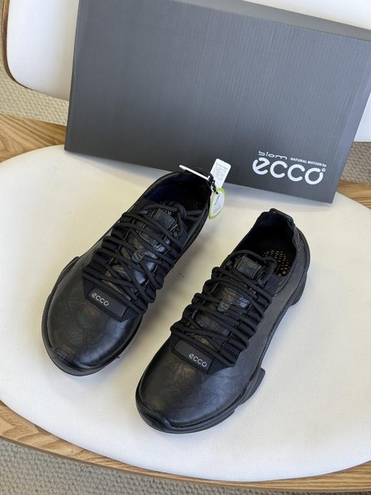 ECCO爱步运动男鞋25周年新款百搭轻盈舒适黑色跑步鞋健步 商品图3