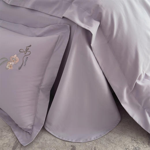 三泰龙 秋冬新品加厚保暖100全棉磨毛床上四件套纯棉长绒棉绣花被套678457Q 商品图1