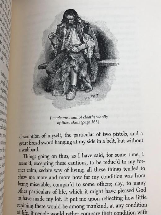 限量版！含藏书票 丹尼尔・笛福《鲁滨逊漂流记》 配插图 富兰克林图书馆豪华皮装本 商品图12