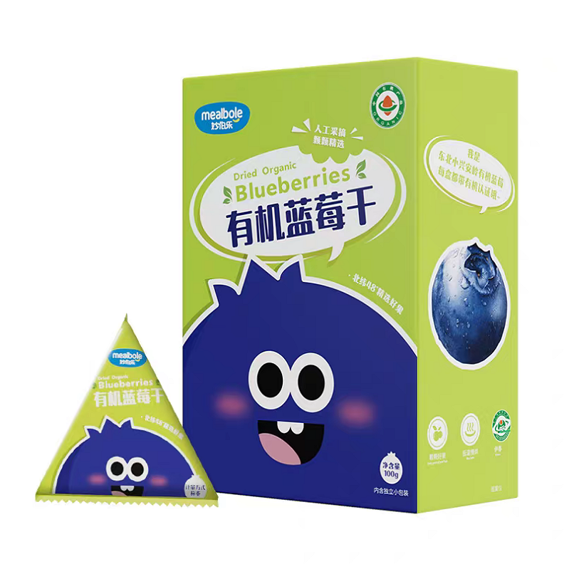 妙伯乐有机蓝莓干100g