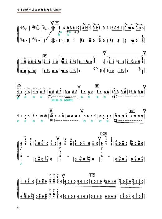 古筝经典作品演奏解析与文化阐释 李晓雁编 商品图6