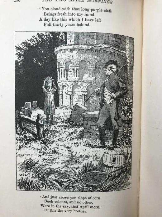 1918年 安德鲁·朗格《蓝色诗集》 配大量插图 漆布精装32开 商品图10