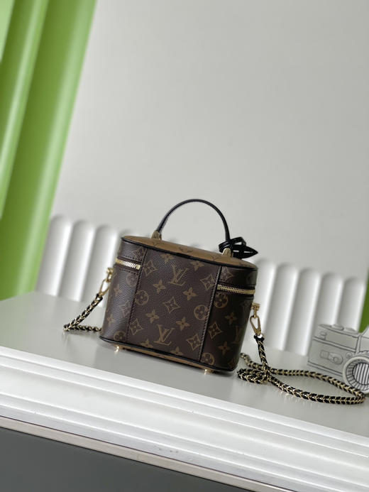 秋冬特惠💰750 原单LV M45165 尺寸：19×13×11cm VANITY 老花化妆包 变码芯片 商品图2