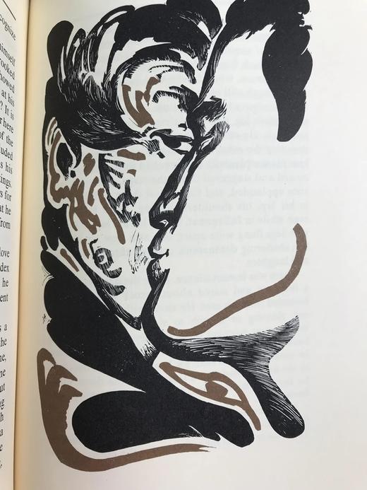 限量版！托马斯・曼《托马斯・曼：五个故事》 配插图 富兰克林图书馆豪华皮装本 商品图7