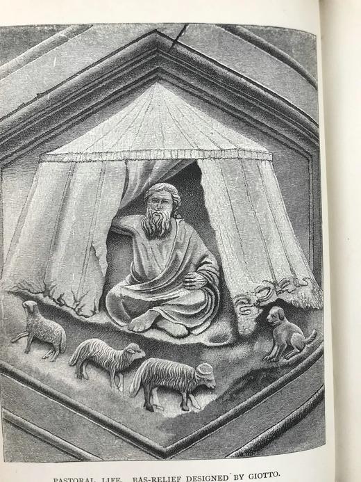 1881年 奎尔特《乔托传》 14幅插图 全真皮精装32开 商品图2