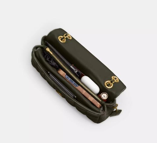 年末好折！Coach专柜款tabby26枕头包 麂皮橄榄绿只要￥3500直邮到手 商品图6