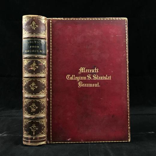 1883年 麦考莱勋爵选集 全真皮精装36开 商品图0